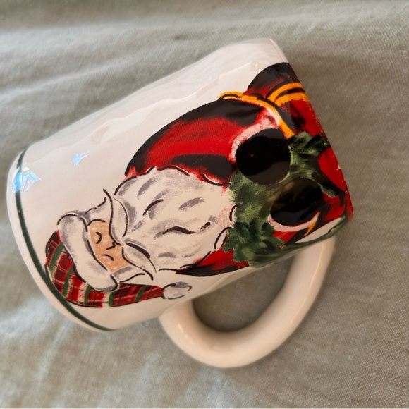 Mudpie Here Comes Santa Claus Tartan Mug set - Picture 7 of 9